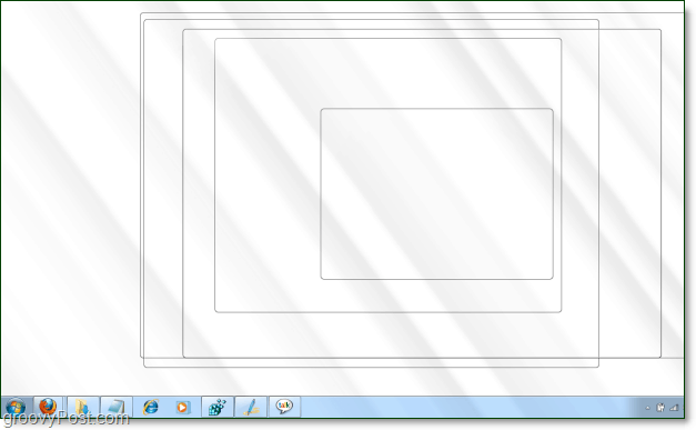 Windows 7 aero peek screenshot