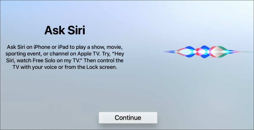 Zeptejte se Siri Apple TV