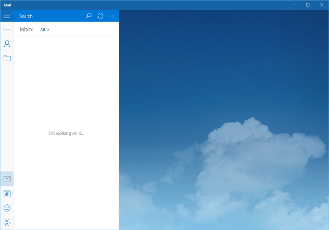 Windows 10 Mail aplikace