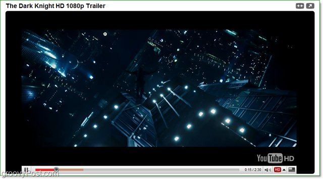 darknight youtube HD trailer v rozlišení 1080p