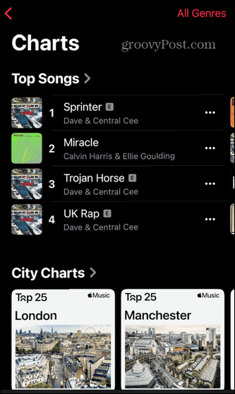 Apple hudební žebříčky top písní