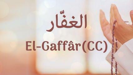 Co znamená al-Ghaffar? Jaké jsou přednosti jména Al-Ghaffar? Esmaul Husna Al-Gaffar...
