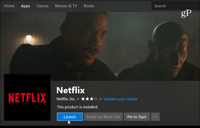 Netflix App Windows 10