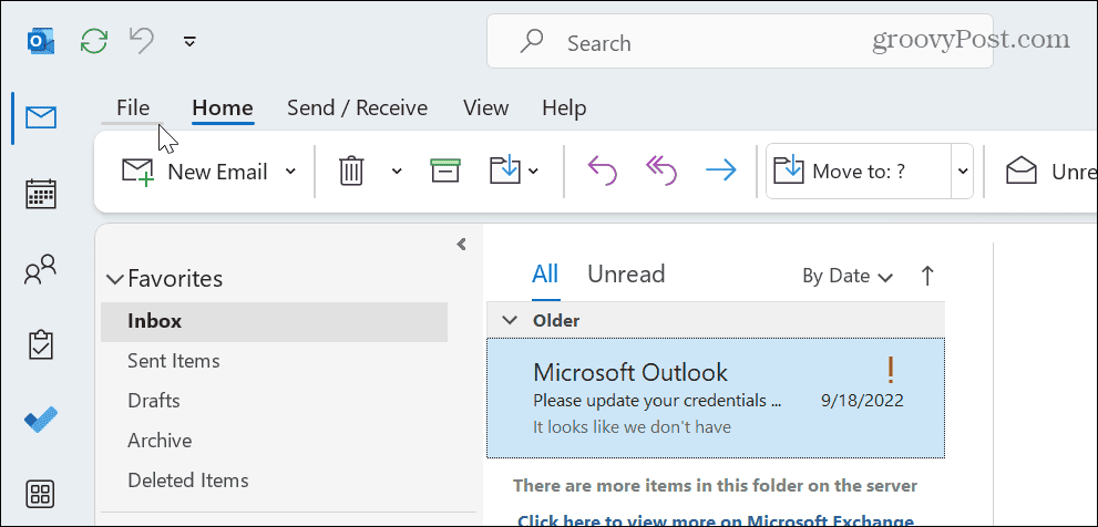 Vytiskněte e-mail z aplikace Outlook
