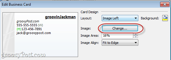 Navrhněte vizitky v aplikaci Outlook 2010
