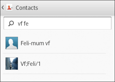 Přidání widgetu kontaktu na obrazovku vyberte kontakt