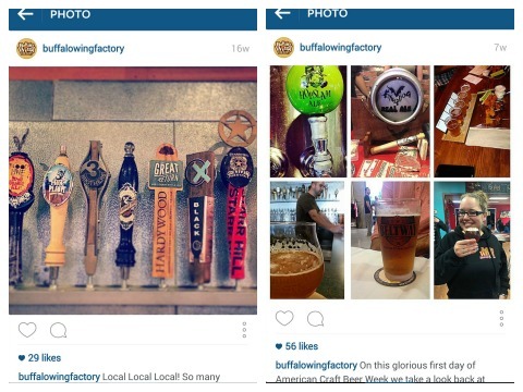 Pivovary i restaurace se navzájem podporují převzetím tapů, což je bohatý základ pro fotografie a tagy Instagramu.