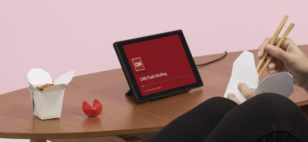 Změňte slovo Alexa Wake Word pro Fire HD Tablet v režimu Show