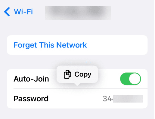 Zobrazení uložených hesel Wi-Fi sítí na iPhone