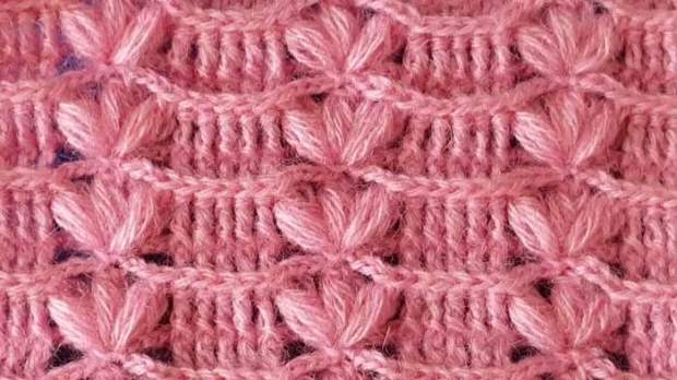 Pampeliška pletení vzor