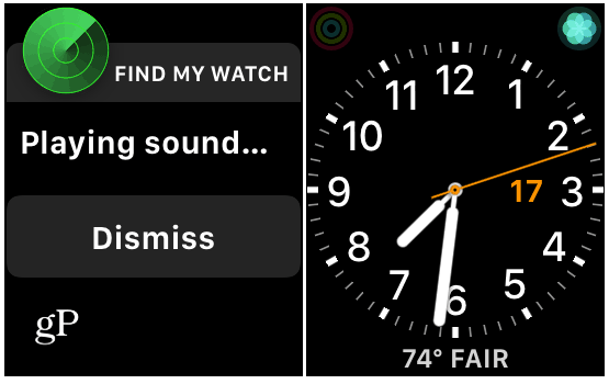 Najděte Apple Watch Sound Alert