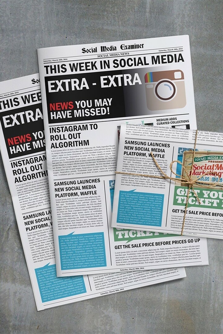 Instagram pro zavedení algoritmu: Tento týden v sociálních médiích: zkoušející sociálních médií
