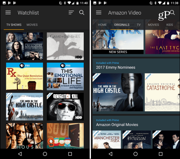 Video aplikace Amazon Prime je nyní k dispozici v obchodě Google Play v USA