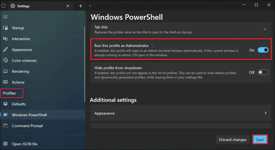 otevřete powershell jako správce v systému Windows 11