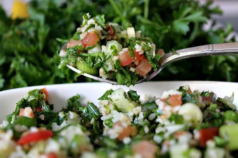 Jak připravit libanonský salát? Příprava libanonského salátu ...