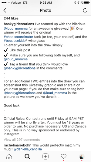 Ujistěte se, že vaše pravidla soutěže Instagram výslovně uvádějí, že Instagram vaši soutěž nesponzoruje ani neschvaluje.