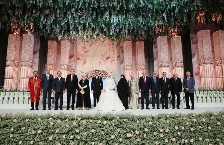 Svatební obřad synovce prezidenta Erdoğana Usámy Erdoğana