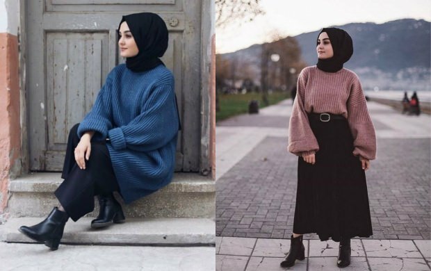 hidžáb vodní meloun rukáv