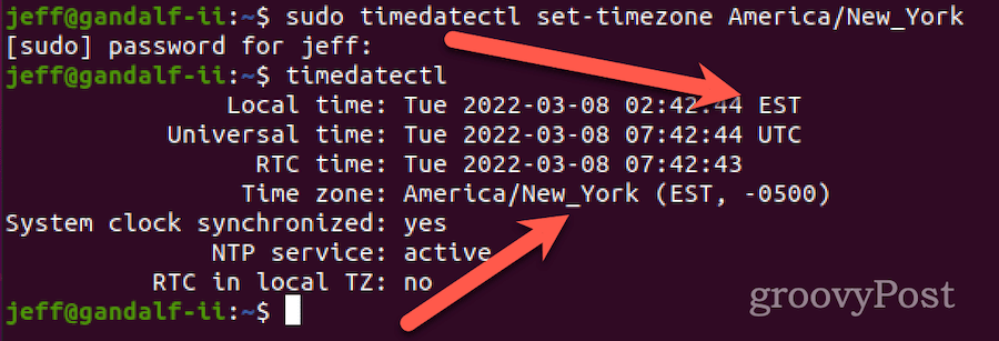 jak nastavit časové pásmo v linuxu pomocí timedatectl