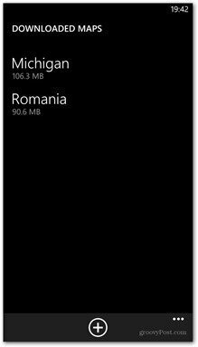 Dostupné mapy pro Windows Phone 8