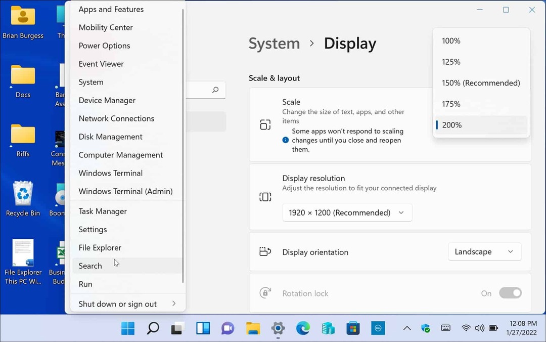 Jak upravit nastavení měřítka zobrazení v systému Windows 11