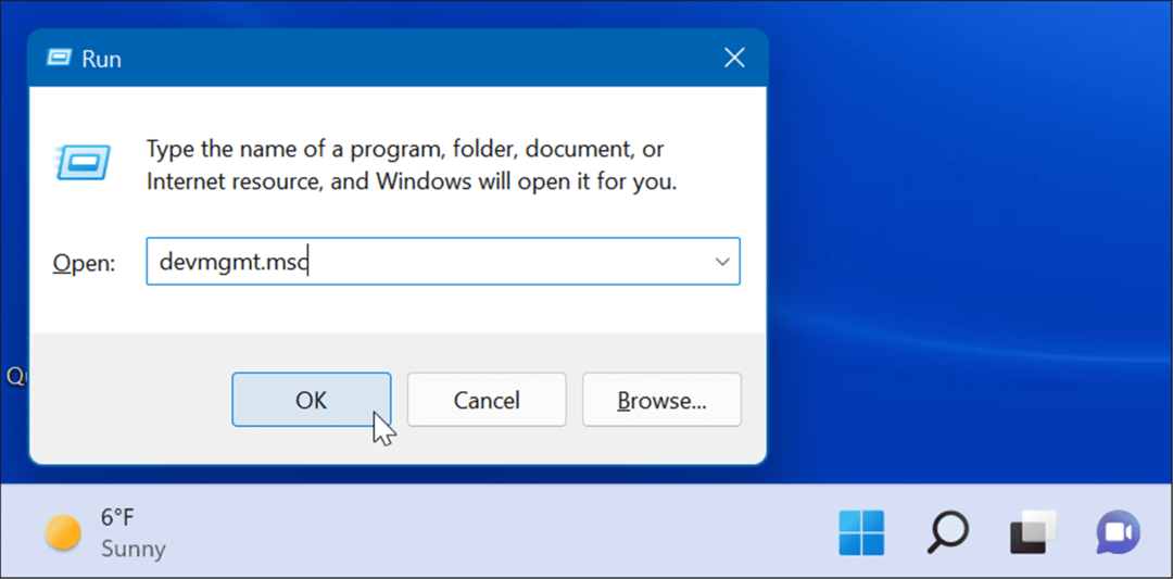 Ovladač tiskárny oprava devmgmt není v systému Windows 11 k dispozici