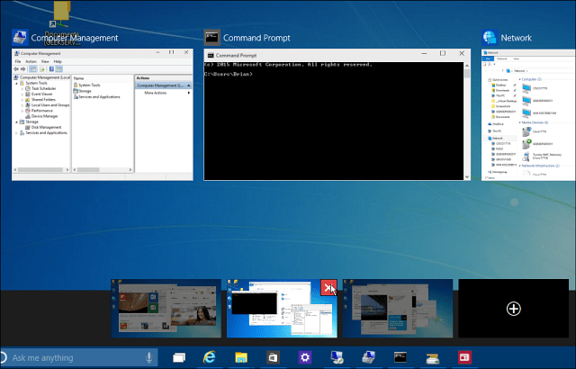 Zavřete virtuální plochu systému Windows 10
