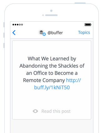 Daily by Buffer je jednoduchý způsob, jak objevit a sdílet skvělý obsah. 