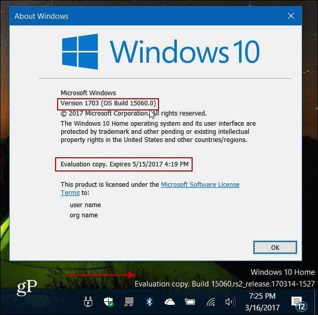 Autoři Windows 10 Creators Update Insider Build 15060 pro PC jsou nyní k dispozici
