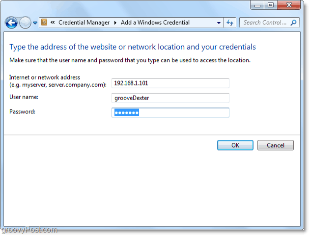 přidat síťový prostředek do úschovny Windows 7