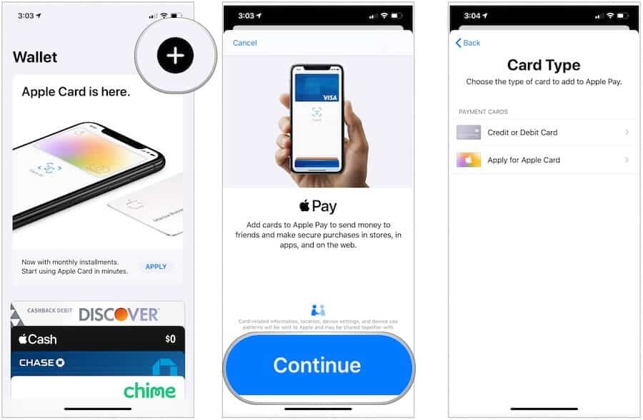 Nastavení Apple Pay na iPhone