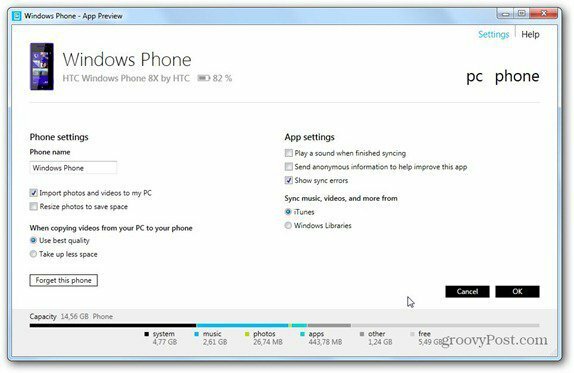 windows phone 8 windows phone settings