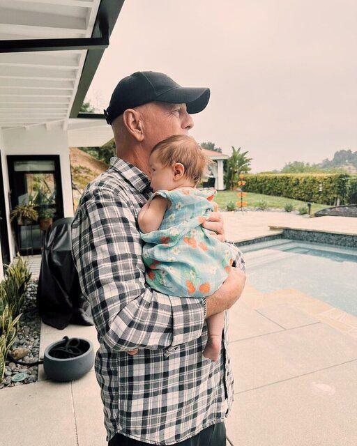 Bruce Willis a jeho vnuk