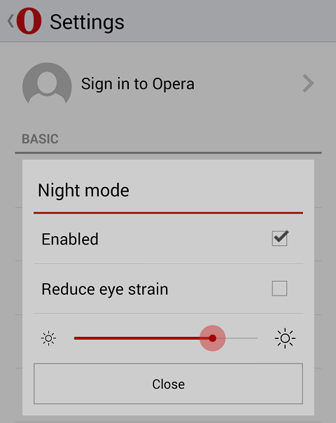 Prohlížeč Opera Mini