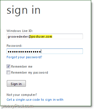 jak se přihlásit do systému Windows Live E-mail