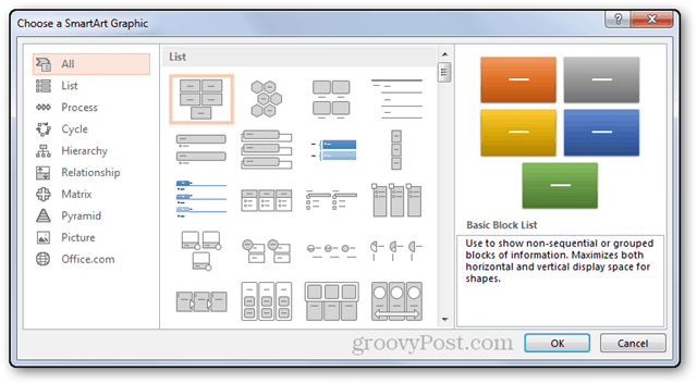 smartart smartart powerpoint powerpoint 2013 okna přizpůsobení typů zvolili výběr více