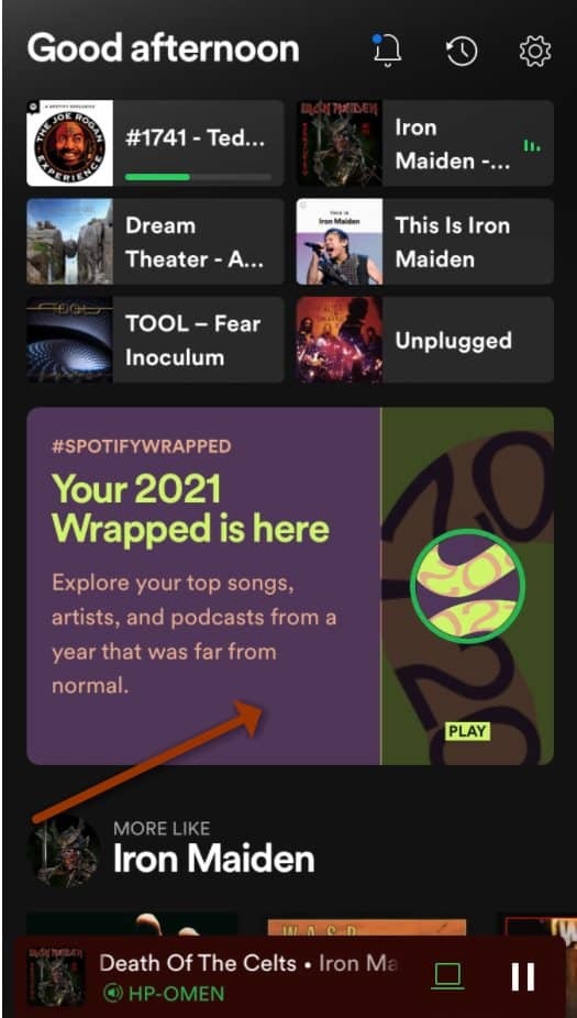 Spusťte Spotify Wrapped
