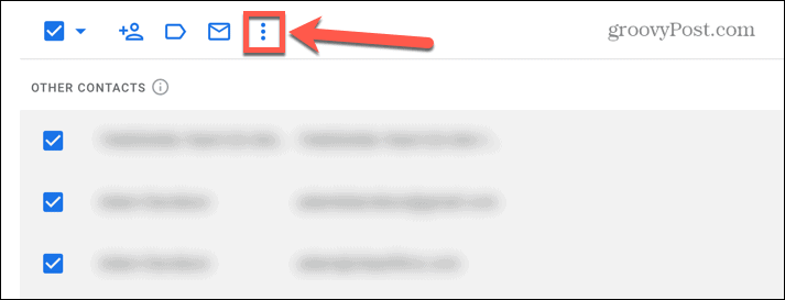 gmail tři tečky ikona