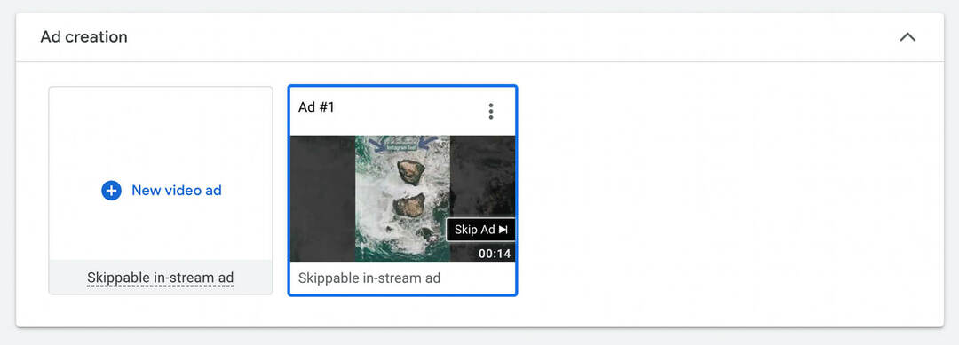 jak-vytvořit-videoreklamu-se-stávající-krátkou-pomocí-youtube-shorts-ads-include-multiple-ads-in-ad-group-new-video-ad-build-out- ad-creation example-8