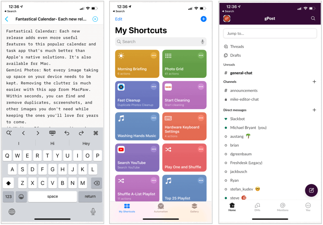 Průvodce GroovyPostem 2020 pro nejlepší aplikace pro iOS, které byste měli používat