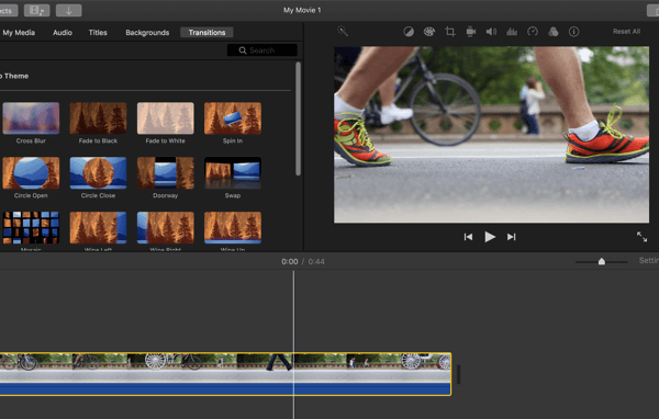 iMovie je vynikající možnost úpravy videa pro začátečníky.