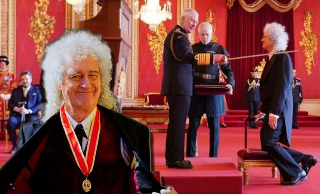 Kytarista Queen Brian May byl jmenován 