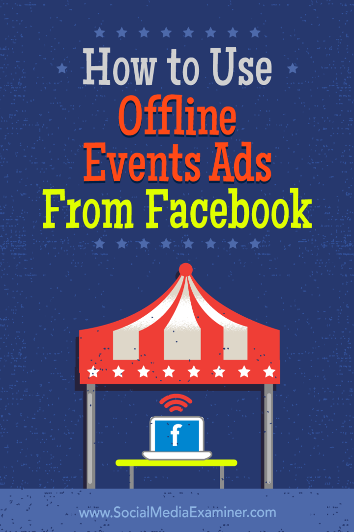 Jak používat offline události Reklamy z Facebooku Ana Gotter na zkoušející sociálních médií.