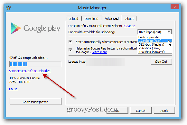 Jak používat službu Google Music Scan and Match