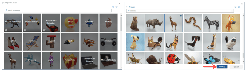 Hledejte a procházejte 3D modely v Microsoft Office