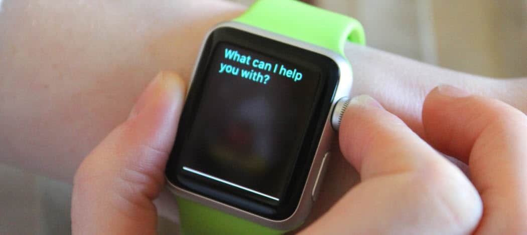 Jak používat Siri k vyhledávání na Apple Watch