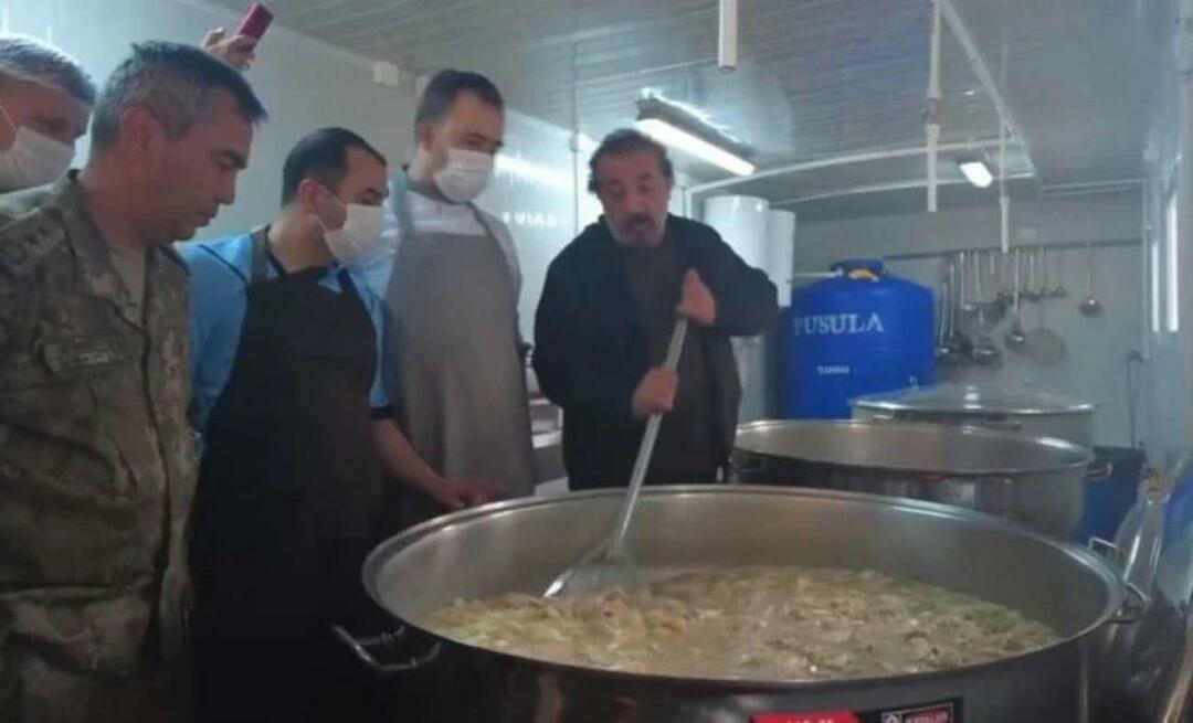Mehmet Chef vařil s vojáky v Hatay! MSB sdílel tyto okamžiky