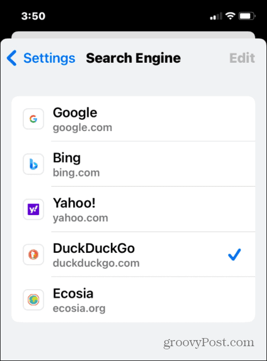 Google Chrome Vyberte Vyhledávač