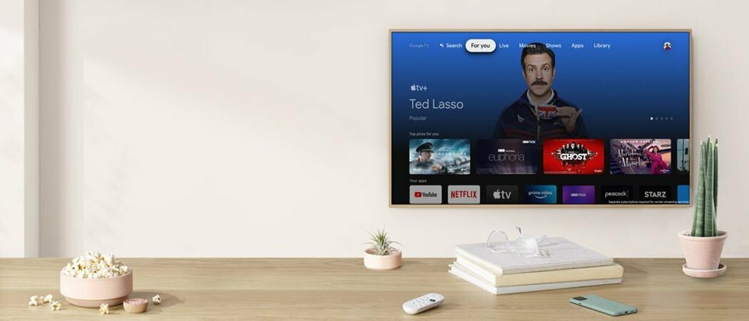 Apple TV přichází na Chromecast s Google TV