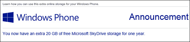 Windows Phone Oznámení